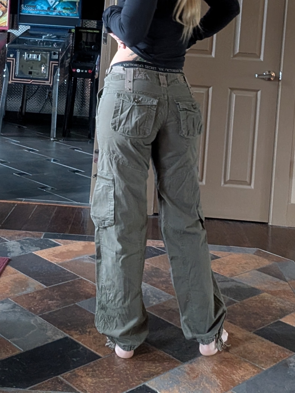 Vintage! VOLCOM Rebel Yell Pant Cargo Pants Low Rise!!! ✨